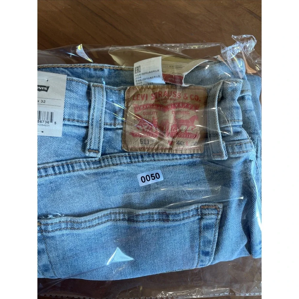 Levi's Men's 511 Slim Fit Jeans Blue Stone 40W x 32L 045111432